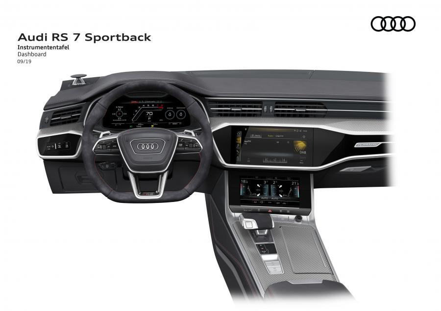 Схема Audi RS7 Sportback 2019 года  (WW) (фото 69 из 80)